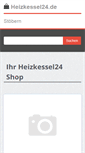 Mobile Screenshot of heizkessel24.de